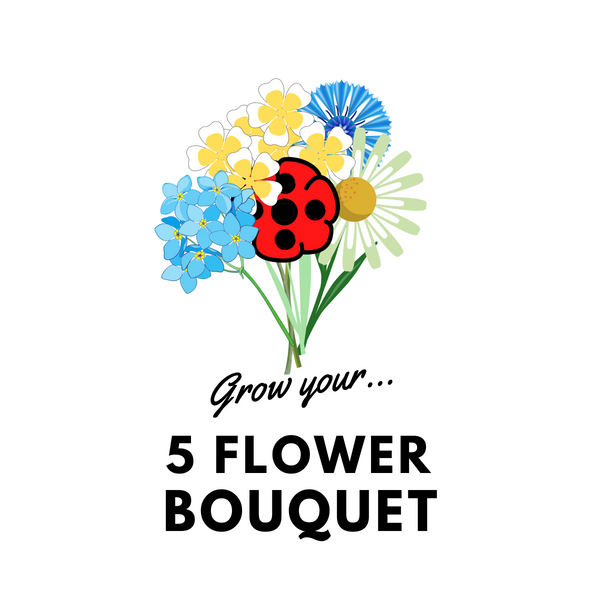 Grow Your 5 Flower Bouquet: Seed Collection