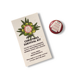 Christmas Survival Kit! Organic Seeds & Xmas Jumper Badge - Mucky Knees Gift Boutique