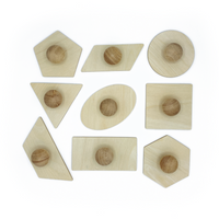 Wooden Geometry Craft Templates: Pack of 9 - Mucky Knees Gift Boutique