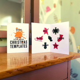 Wooden Christmas Craft Templates (Set #2): Pack of 7 - Mucky Knees Gift Boutique