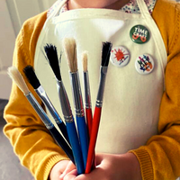 Artist Paint Brushes: Pack of 6 - Mucky Knees Gift Boutique